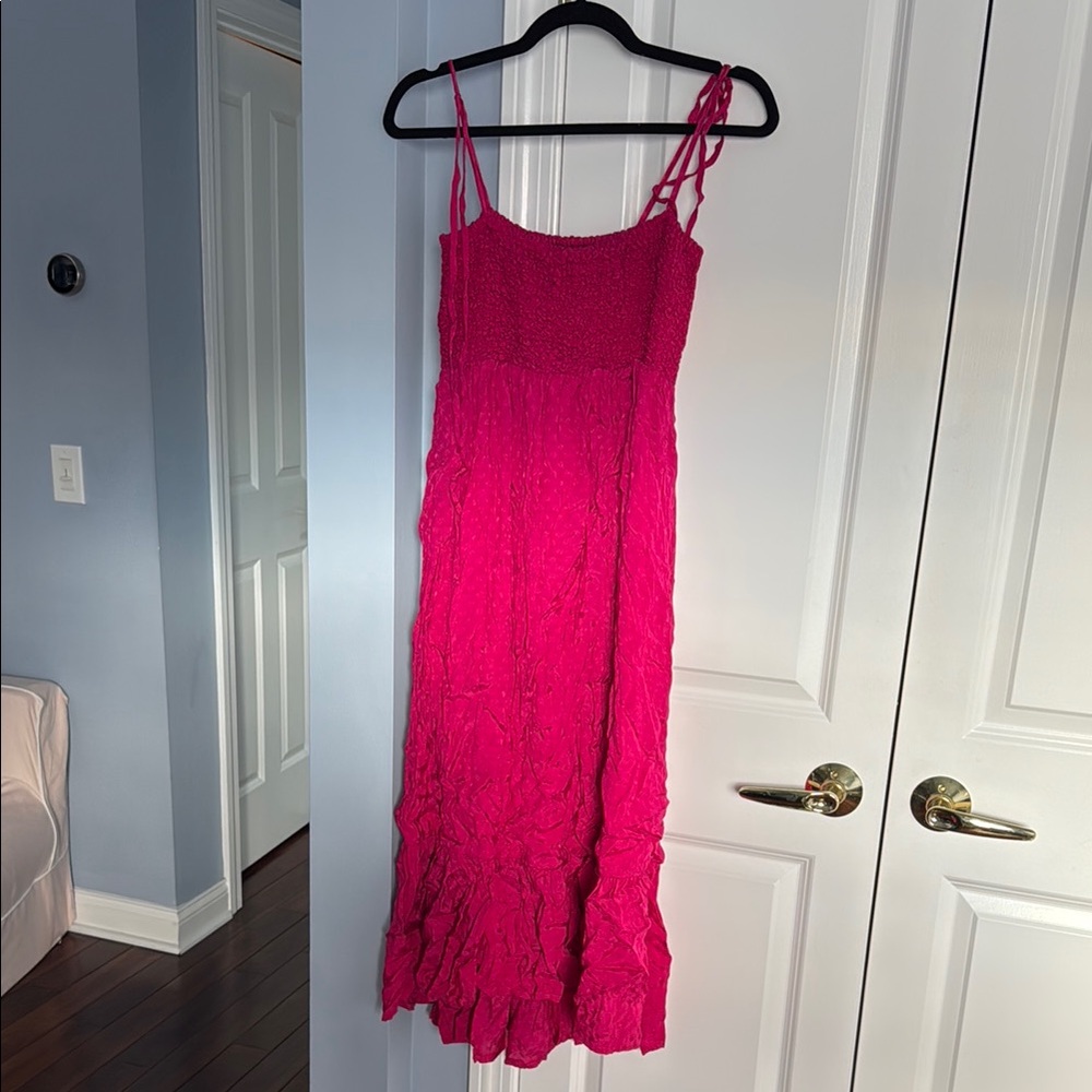 Elegant Pink Maxi Dress